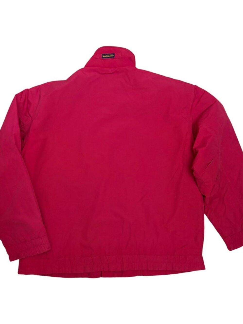 Woolrich Vintage 90s Jacket Winter Casual Fleece Red Coat Mens Large - Picture 7 of 7